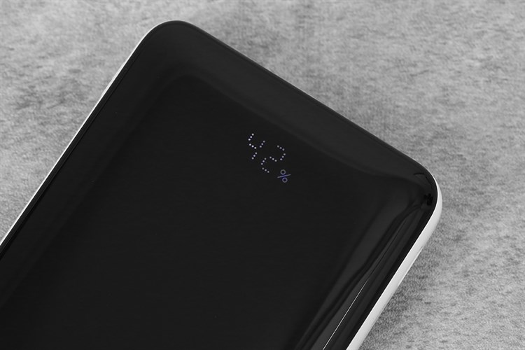 Pin sạc dự phòng Polymer 10000mAh không dây Magnetic Type C PD 20W Baseus PPCXZ10 Màu Trắng