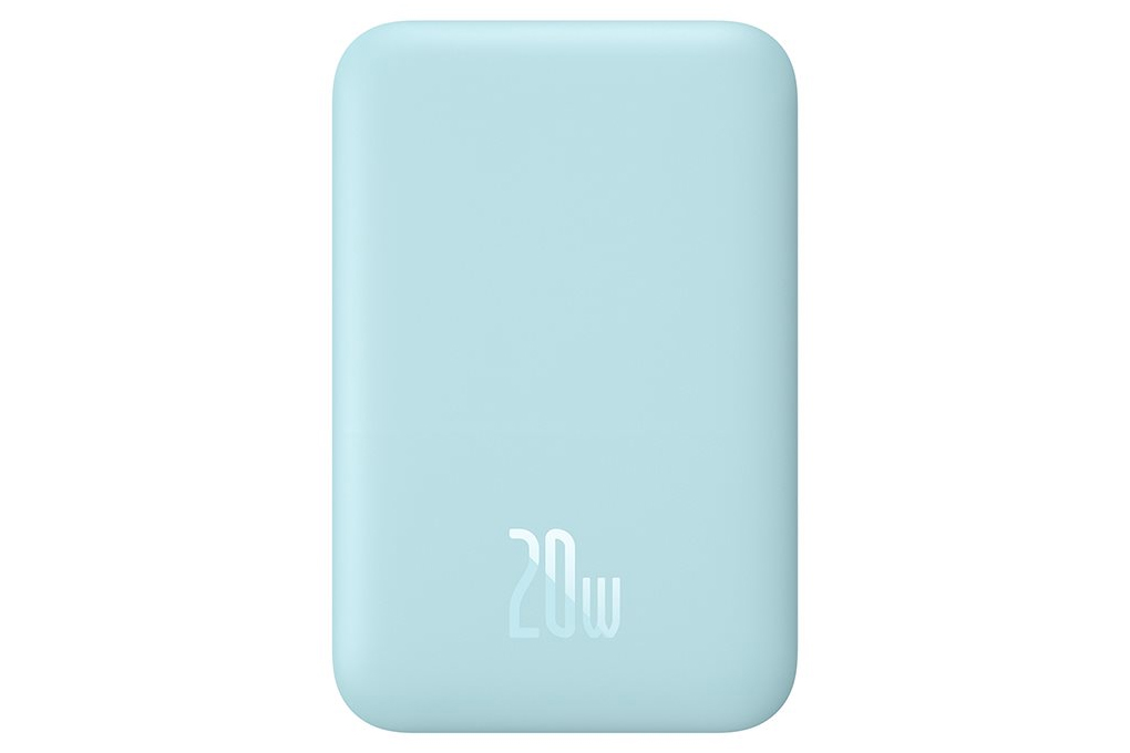 Pin sạc dự phòng Polymer 6000mAh không dây Magnetic Type C PD 20W Baseus PPCXM06 Màu Xanh