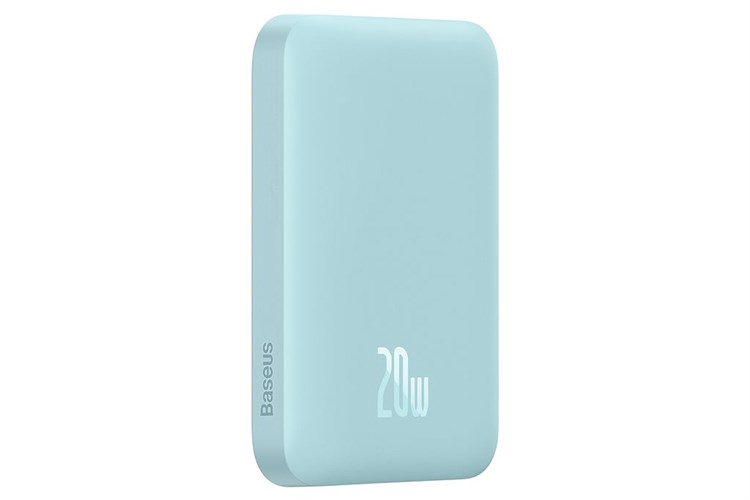 Pin sạc dự phòng Polymer 6000mAh không dây Magnetic Type C PD 20W Baseus PPCXM06 Màu Xanh