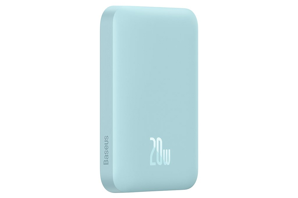 Pin sạc dự phòng Polymer 6000mAh không dây Magnetic Type C PD 20W Baseus PPCXM06 Màu Xanh