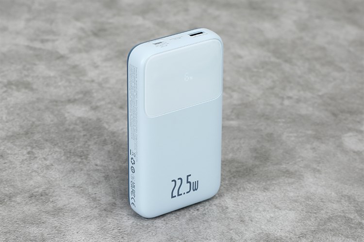 Pin sạc dự phòng Polymer 10000mAh Type C PD 22.5W Baseus Comet PPMD10 kèm cáp Lightning và Type C Màu Xanh