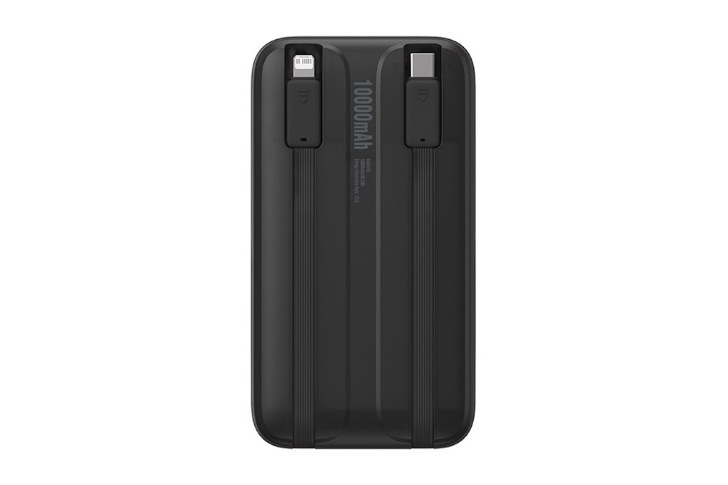 Pin sạc dự phòng Polymer 10000mAh Type C PD 22.5W Baseus Comet PPMD10 kèm cáp Lightning và Type C Màu Đen