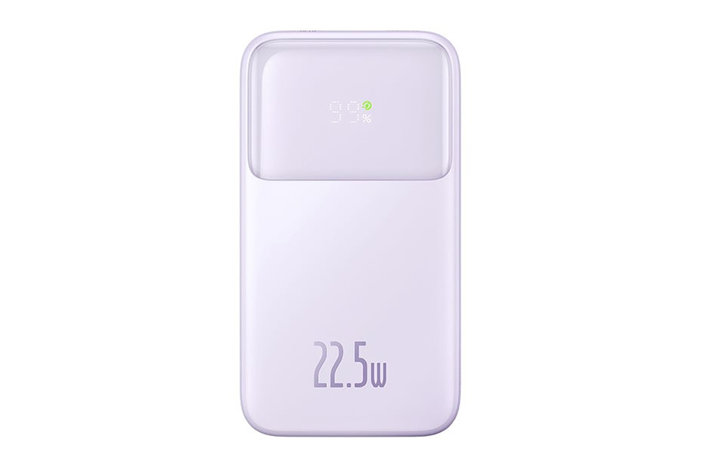 Pin sạc dự phòng Polymer 10000mAh Type C PD 22.5W Baseus Comet PPMD10 kèm cáp Lightning và Type C Màu Tím
