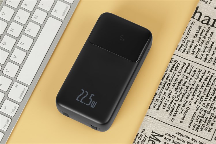 Pin sạc dự phòng Polymer 20000mAh Type C PD 22.5W Baseus Comet PPMD20 kèm cáp Lightning và Type C