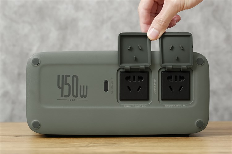 Trạm sạc dự phòng di động 90000mAh PD140W 220V/450W Baseus ioTa BPE45A Màu Xanh rêu