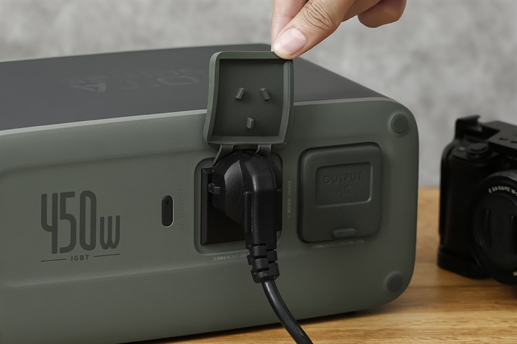 Trạm sạc dự phòng di động 90000mAh PD140W 220V/450W Baseus ioTa BPE45A Màu Xanh rêu