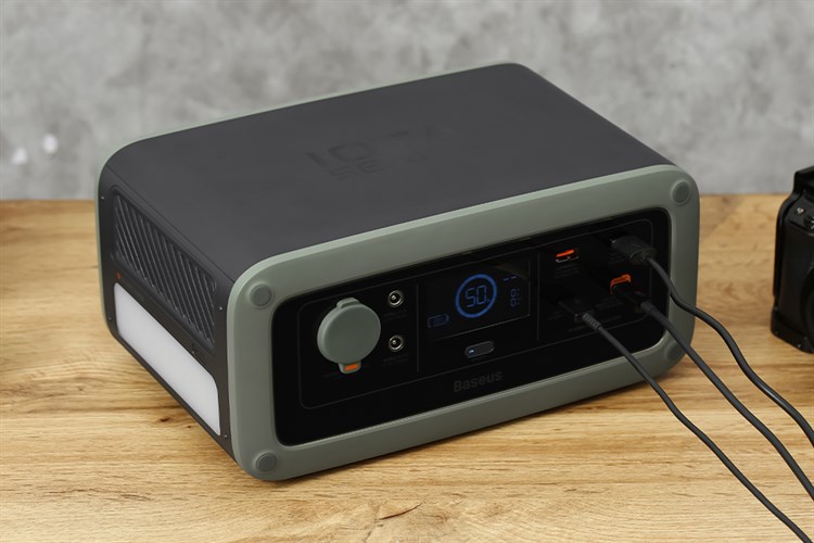 Trạm sạc dự phòng di động 90000mAh PD140W 220V/450W Baseus ioTa BPE45A Màu Xanh rêu