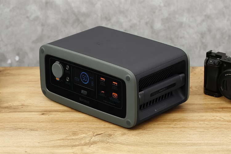 Trạm sạc dự phòng di động 90000mAh PD140W 220V/450W Baseus ioTa BPE45A Màu Xanh rêu