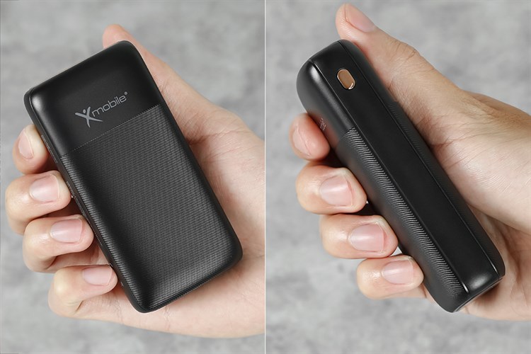 Pin sạc dự phòng 10000mAh Type C PD QC3.0 22.5W Xmobile T121 Màu Đen