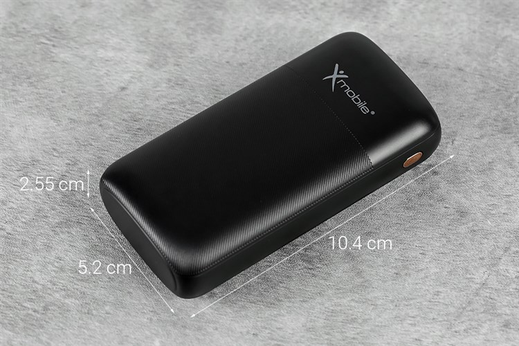 Pin sạc dự phòng 10000mAh Type C PD QC3.0 22.5W Xmobile T121 Màu Đen
