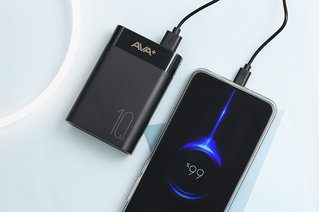 Pin sạc dự phòng Polymer 10000mAh 12W AVA+ JP299