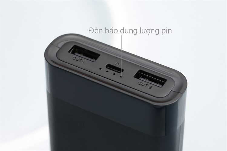 Pin sạc dự phòng Polymer 10000mAh 12W AVA+ JP299 Màu Đen