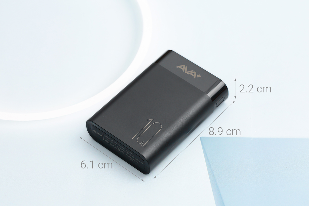 Pin sạc dự phòng Polymer 10000mAh 12W AVA+ JP299 - 8