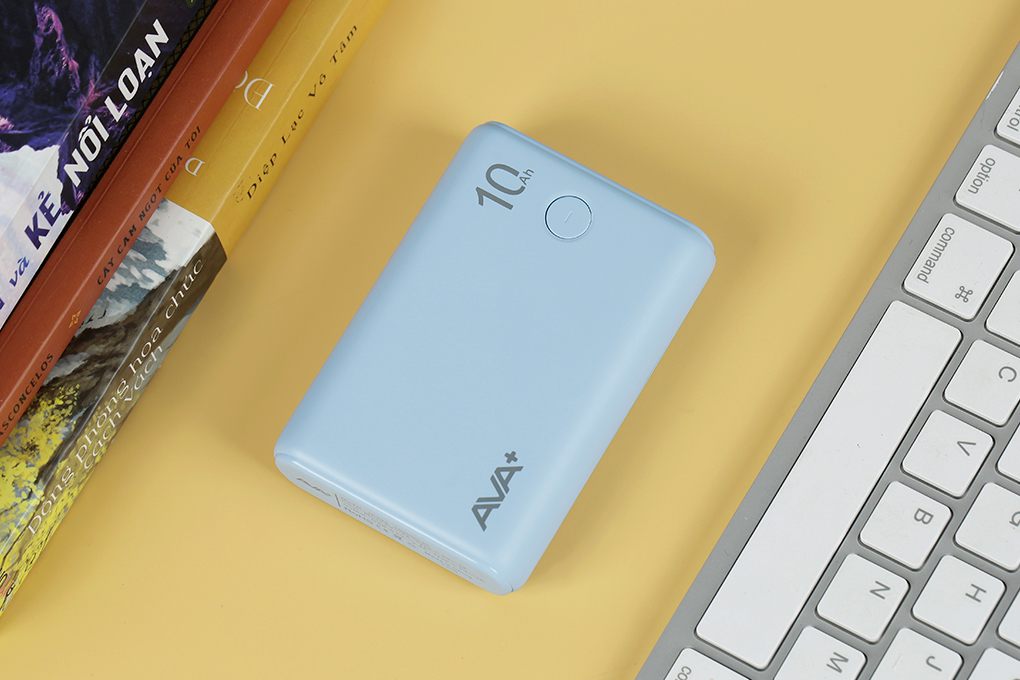 Pin sạc dự phòng Polymer 10000mAh Type C 15W AVA+ JP399 Màu Xanh Dương