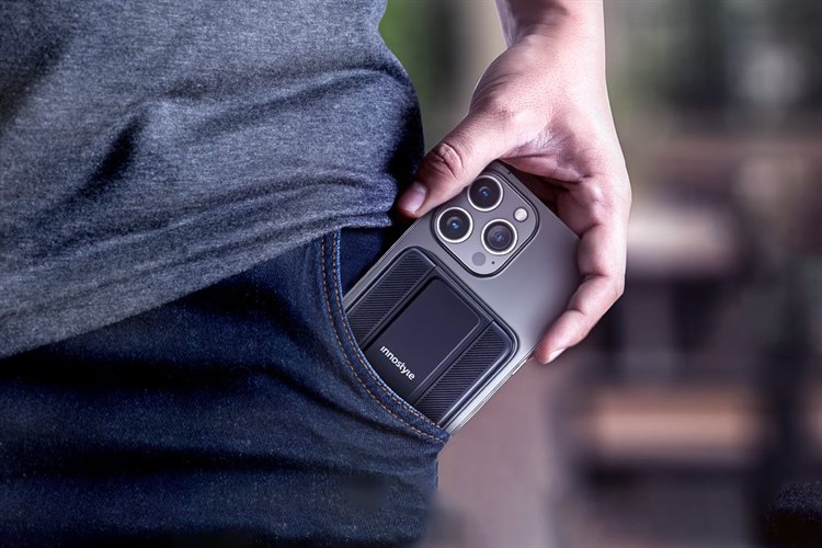 Pin sạc dự phòng 10000mAh không dây Magnetic Type C PD 20W Innostyle PowerMag 2in1 IS20PD Màu Đen