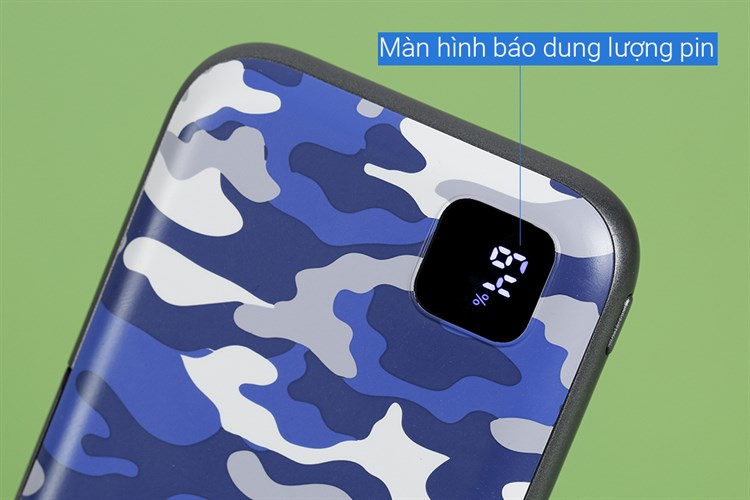 Pin sạc dự phòng Polymer 10000mAh không dây Magnetic Type C PD 20W Mazer MagAir16 Màu Xanh Navy