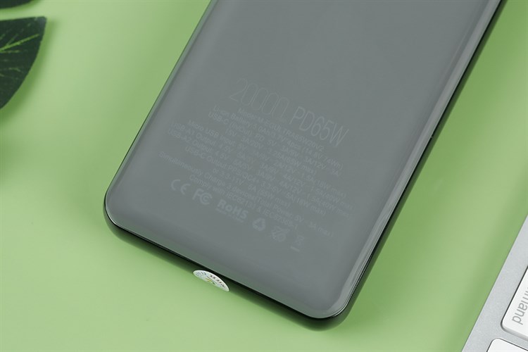 Pin sạc dự phòng 20000mAh Type C PD QC3.0 65W Mazer PowerUltra Màu Xám