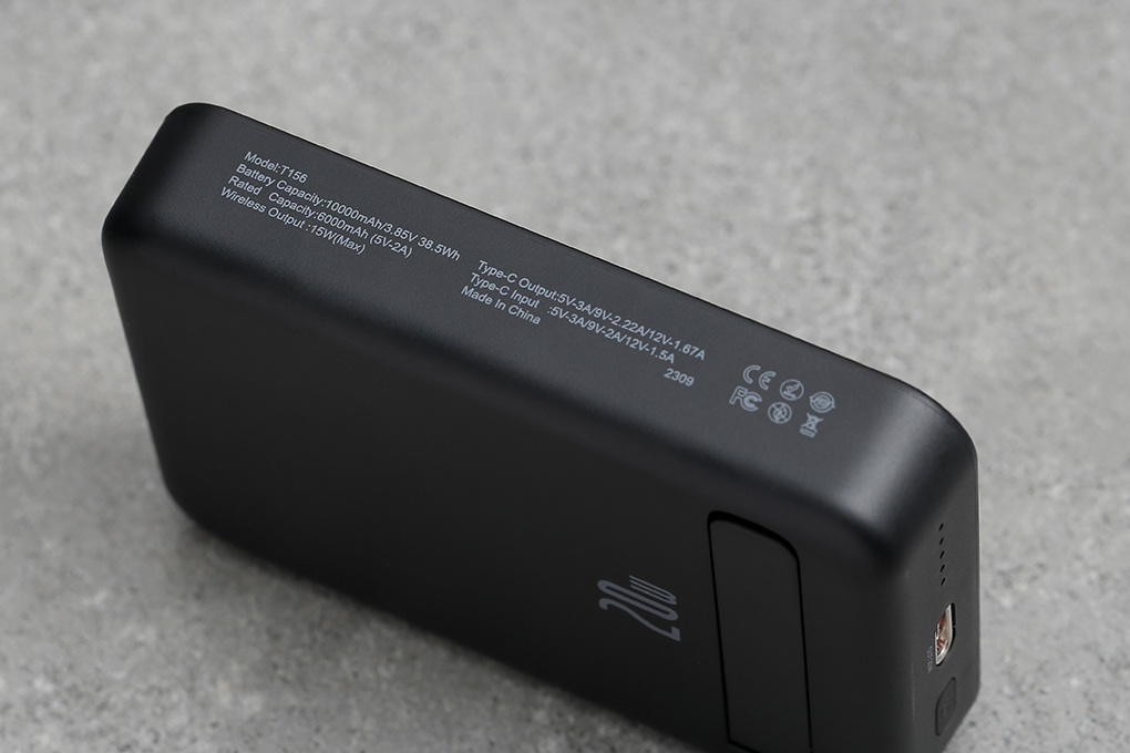 Pin sạc dự phòng Polymer 10000mAh không dây Magnetic Type C PD 20W Xmobile T156 Màu Đen