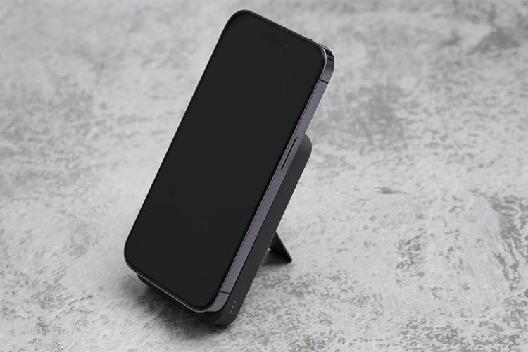 Pin sạc dự phòng 10000mAh không dây Magnetic Type C PD QC 3.0 20W Anker MagGo A1641 Màu Đen