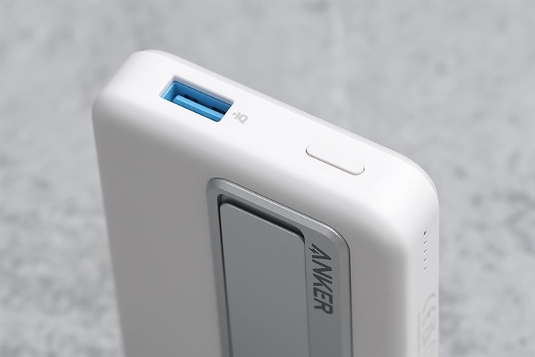 Pin sạc dự phòng 10000mAh không dây Magnetic Type C PD QC 3.0 20W Anker MagGo A1641 Màu Trắng