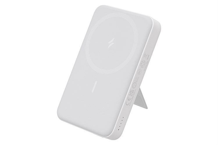 Pin sạc dự phòng 10000mAh không dây Magnetic Type C PD QC 3.0 20W Anker MagGo A1641 Màu Trắng