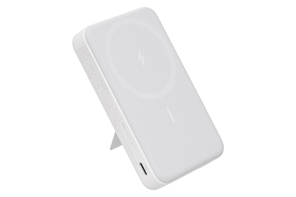 Pin sạc dự phòng 10000mAh không dây Magnetic Type C PD QC 3.0 20W Anker MagGo A1641 Màu Trắng