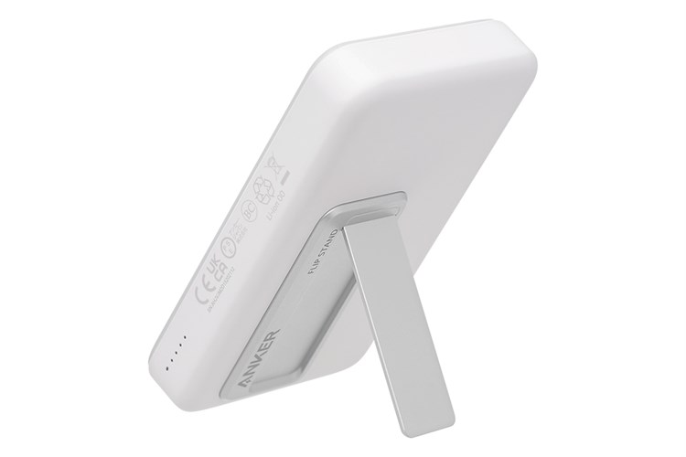 Pin sạc dự phòng 10000mAh không dây Magnetic Type C PD QC 3.0 20W Anker MagGo A1641 Màu Trắng