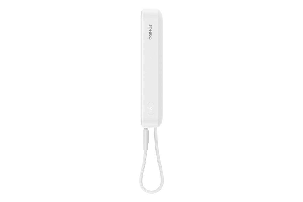 Pin sạc dự phòng Polymer 10000mAh không dây Magnetic Type C PD 30W Baseus PPCXM10T kèm cáp Type C Màu Trắng