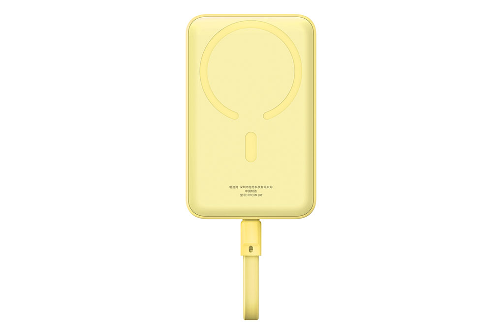 Pin sạc dự phòng Polymer 10000mAh không dây Magnetic Type C PD 30W Baseus PPCXM10T kèm cáp Type C