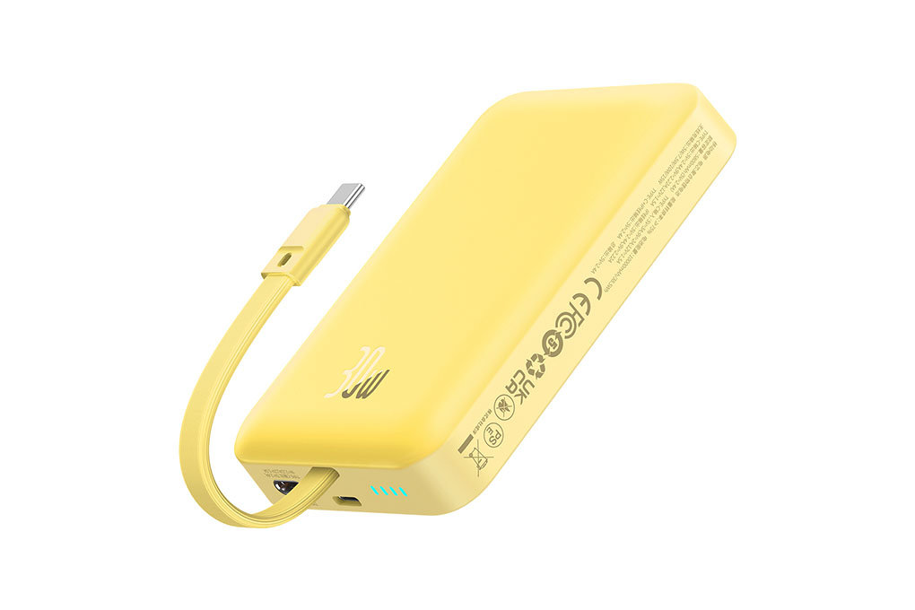 Pin sạc dự phòng Polymer 10000mAh không dây Magnetic Type C PD 30W Baseus PPCXM10T kèm cáp Type C - 4