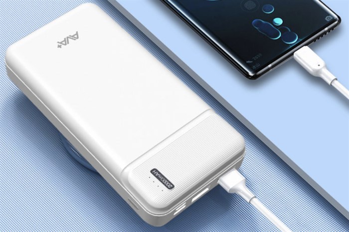 Pin sạc dự phòng Polymer 20000mAh 10.5W AVA+ Q7 Màu Trắng