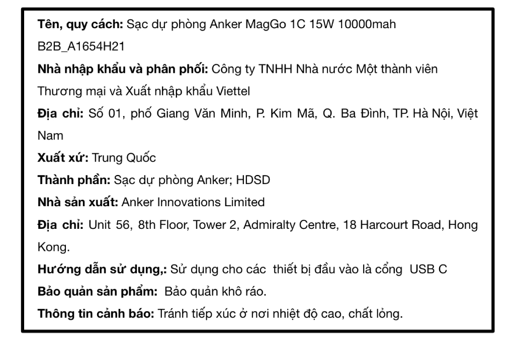 Pin sạc dự phòng Polymer 10000mAh không dây Magnetic Qi2 Type C PD 27W Anker MagGo A1654 Màu Trắng