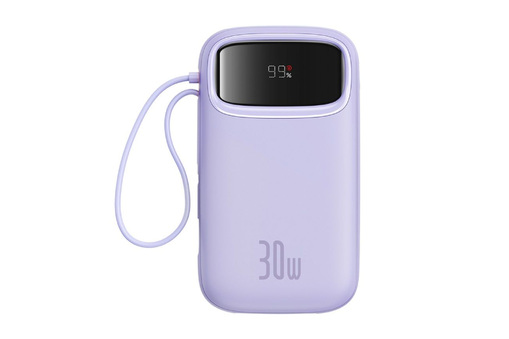 Pin sạc dự phòng Polymer 20000mAh Type C PD 30W Baseus Qpow 2 PPQD4-20C kèm Cáp Type C