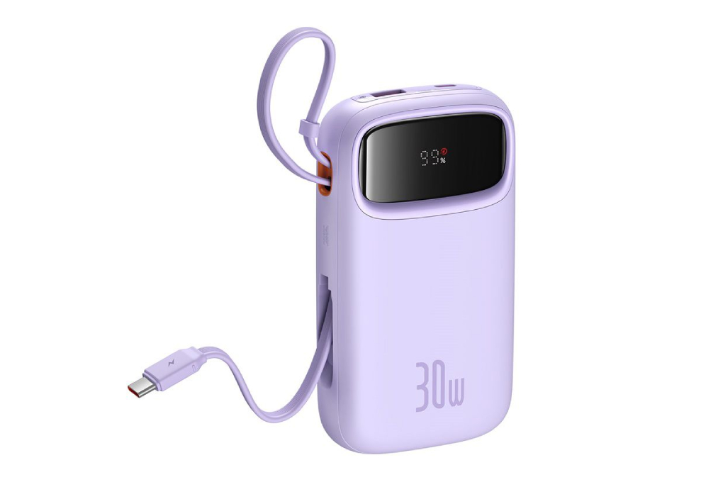 Pin sạc dự phòng Polymer 20000mAh Type C PD 30W Baseus Qpow 2 PPQD4-20C kèm Cáp Type C - 2