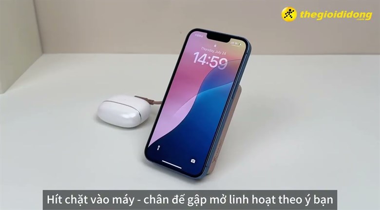Pin sạc dự phòng Polymer 10000mAh Không dây Magnetic Type C PD 22.5W Xmobile New Power P11 kèm Cáp Type C