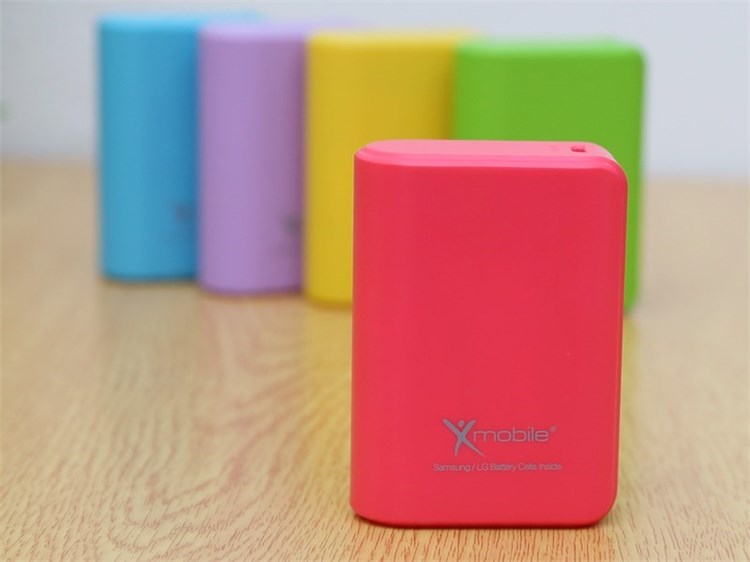 Pin sạc dự phòng 6000 mAh màu sắc Màu Hồng