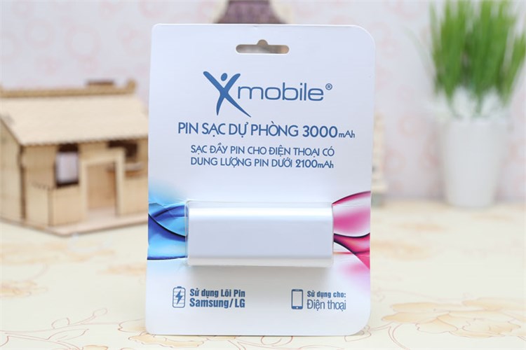 Pin sạc dự phòng X mobile 3000 mAh