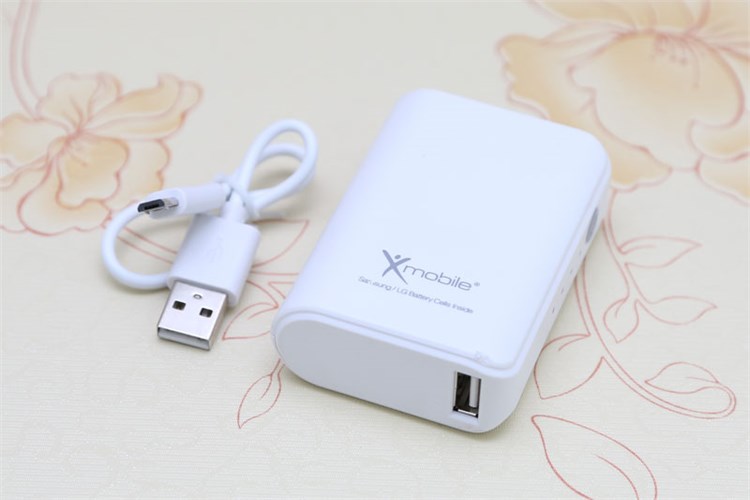 Pin sạc dự phòng X mobile 6000 mAh Màu Trắng