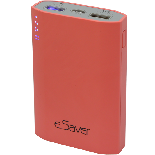 Pin sạc dự phòng eSaver 7.500 mAh Y323 Màu Hồng