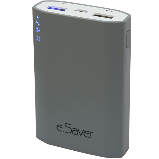Pin sạc dự phòng eSaver 7.500 mAh Y323 Màu Xám