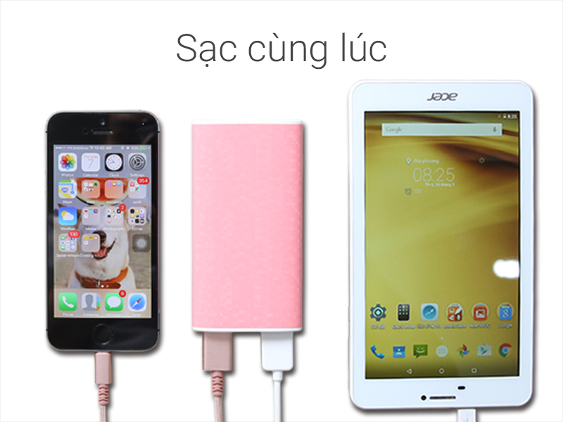 Dung lượng pin 5000 mAh Dung lượng pin 5000 mAh