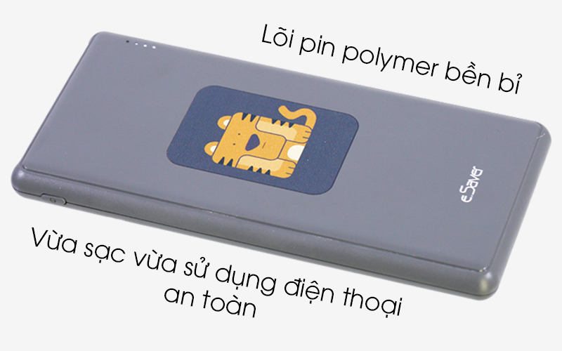 Pin sạc dự phòng Polymer 10000mah eSaver Maya 10 Gate 005Q - An toàn sử dụng