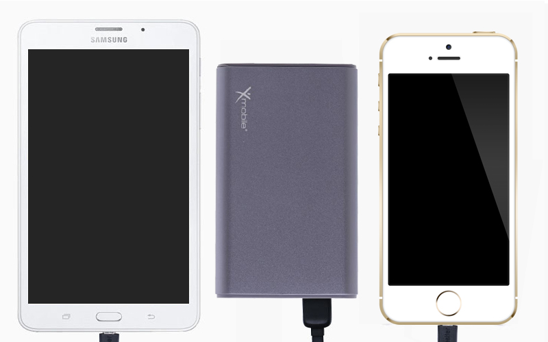 Pin sạc dự phòng 10000mAh Xmobile LJ JP90 - Sạc song song 2 thiết bị cùng 1 lúc