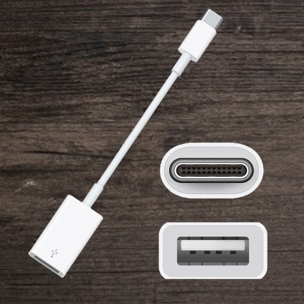 Adapter Type C Sang Usb Apple Mj1m2 Trắng Gia Rẻ Chinh Hang