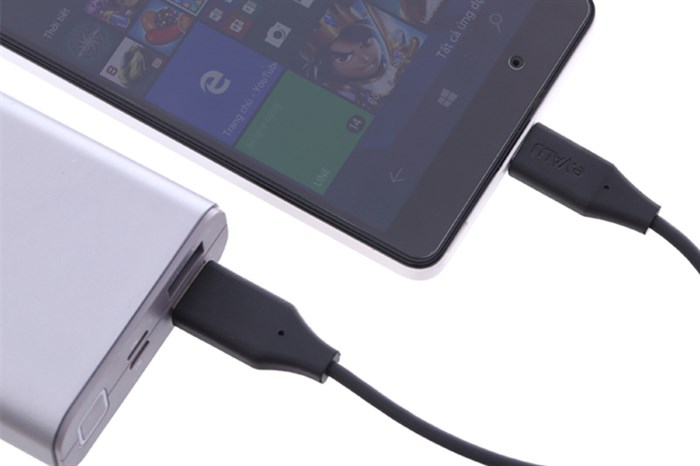 Cáp Type C 1m eValu LTC-01 Màu Đen