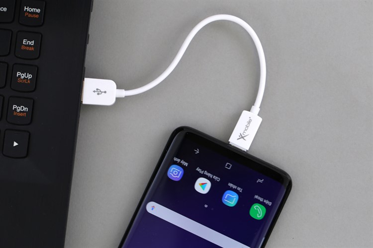 Dây cáp Type-C 20 cm Xmobile MU09-200 Màu Trắng
