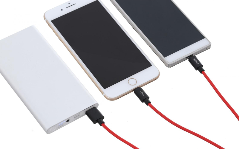 Cáp 2 đầu Lightning Micro 1 m e.VALU Spanker A - Điều chỉnh dòng điện sạc nhanh tối đa 2.4A Cáp 2 đầu Lightning Micro 1 m e.VALU Spanker A - Điều chỉnh dòng điện sạc nhanh tối đa 2.4A