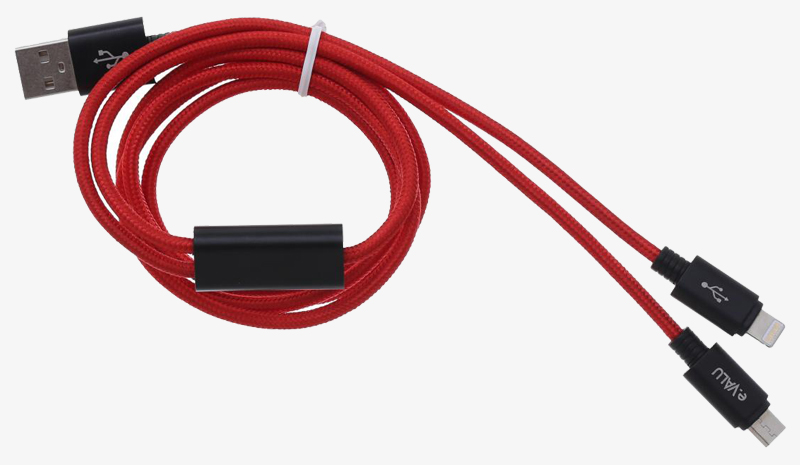 Cáp 2 đầu Lightning Micro 1 m e.VALU Spanker A Cáp 2 đầu Lightning Micro 1 m e.VALU Spanker A
