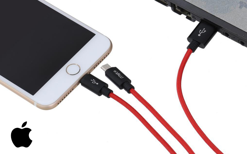 Cáp 2 đầu Lightning Micro 1 m e.VALU Spanker A - Dùng để truyền dữ liệu chỉ dành cho thiết bị của Apple Cáp 2 đầu Lightning Micro 1 m e.VALU Spanker A - Dùng để truyền dữ liệu chỉ dành cho thiết bị của Apple