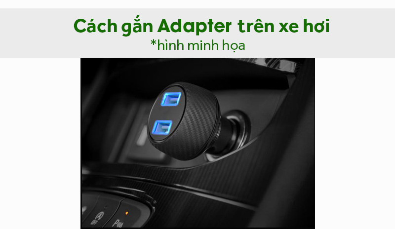 Sạc xe hơi Type-C 2.4A 1 m Xmobile DS196-WB Đen